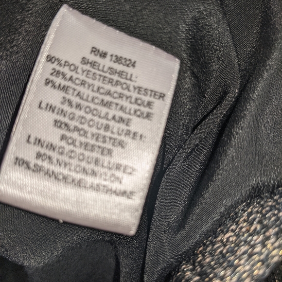 Halston Heritage metallic Strapless Dress - Picture 10 of 11